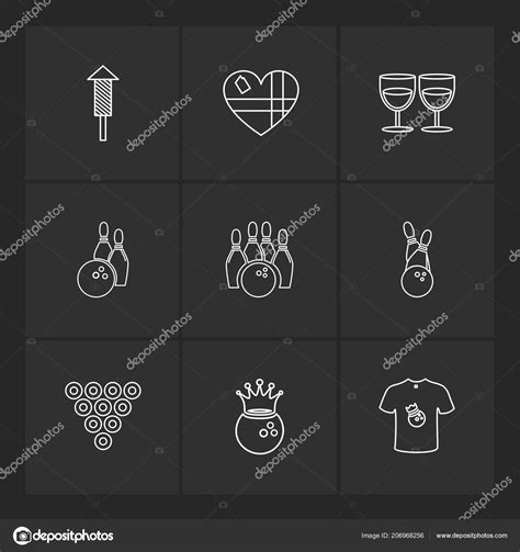 Minimalistic Flat App Icons Stock Vector by ©ibrandify 206968256