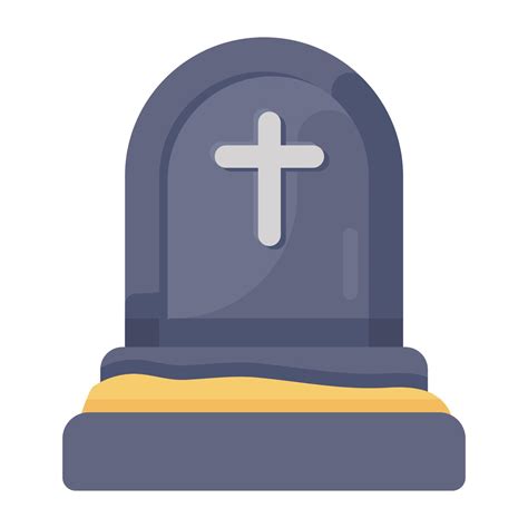 Grave vector in modern flat style 5034664 Vector Art at Vecteezy