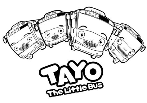 Tayo Coloring Pages to download and print for free