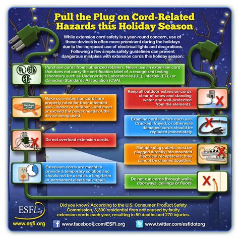 ESFI Infographic: Cord Safety This Holiday Season | EHS Works