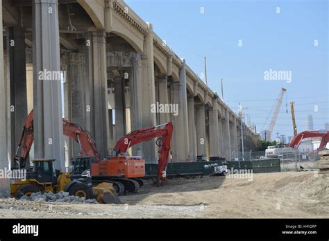 6th Street Bridge,viaduct,construction,demolition,renovation,Los ...