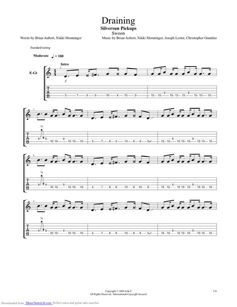 Lazy Eye Silversun Pickups Lead Sheet - lasopaconnections