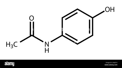 Structural Formula For Acetaminophen