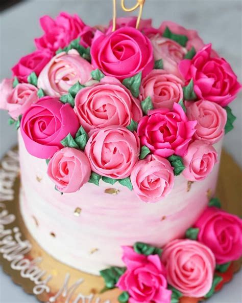 The Pink Bouquet Cake