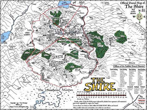 Hobbit Shire Map