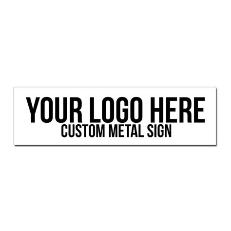 Custom Metal Sign Logo Sign Metal Signs Personalized | Etsy