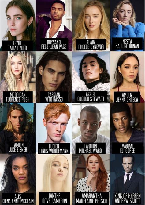 ACOTAR Cast | A court of mist and fury, Sarah j maas books, Dream casting