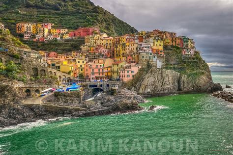 Colorful Manarola architecture Cinque Terre