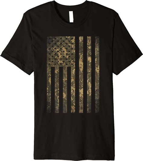 Amazon.com: Camouflage American Flag Print Camo Military Tactical Gifts ...