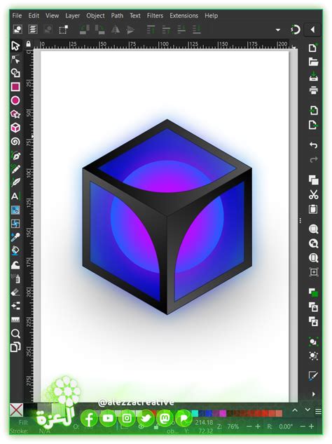 Quick QUBE #logo in #inkscape - Inkspace the Inkscape Gallery | Inkscape