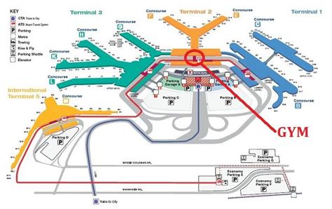 Chicago O Hare Parking Map – The World Map