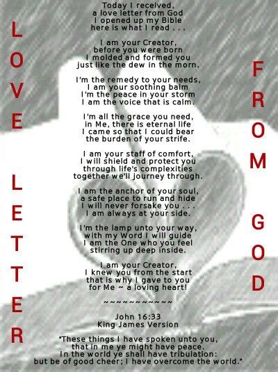 100 Days in Awe of God, Day 22: Love Letter From God poem | Hope and ...