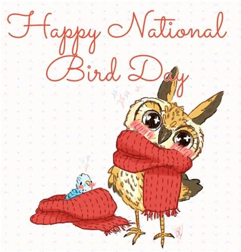 Happy National Bird Day Greeting Card