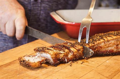 Classic rub-roasted pork belly - Recipe | Spice Trekkers