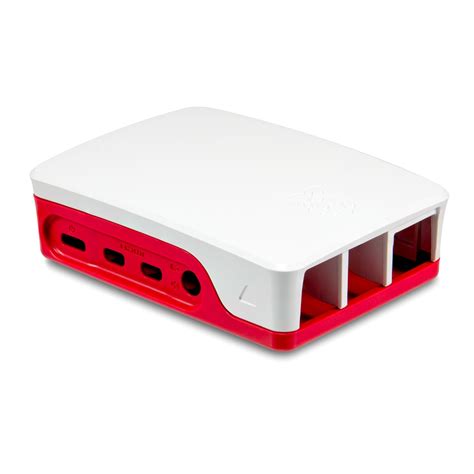 Raspberry Pi 4 Case, Red/White (Official) | Buy in Australia | CE06432 ...