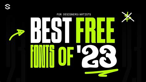 Best Free Fonts for Designers (2023) - YouTube