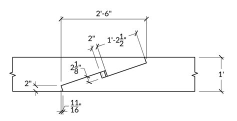 Scarf Joint With A Wedge - Timber Frame HQ