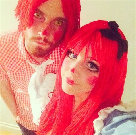 Halloween scary raggedy Ann and Andy couple costume | Couples costumes ...