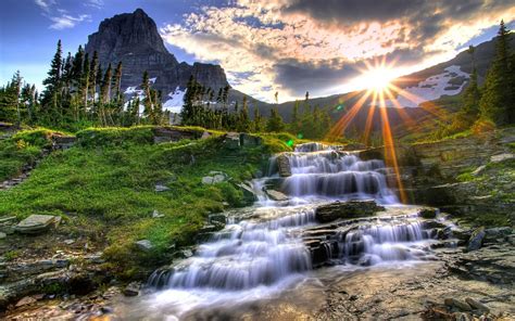 Mountain Waterfall Wallpapers - Wallpaper Cave