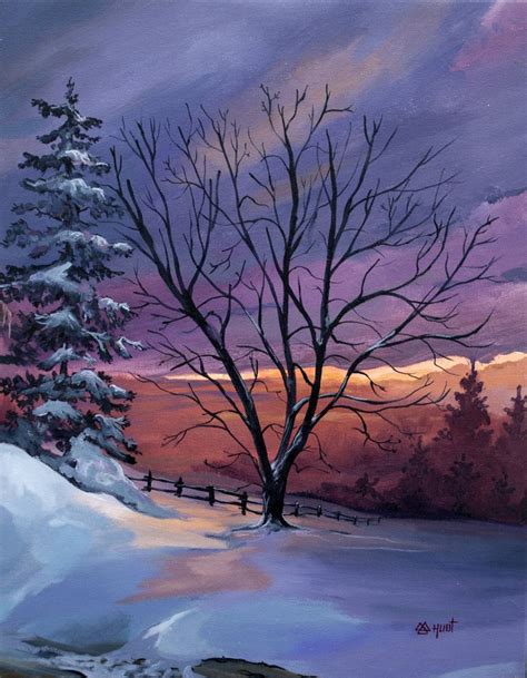 93 best images about Beautiful Winter Landscape Paintings on Pinterest ...