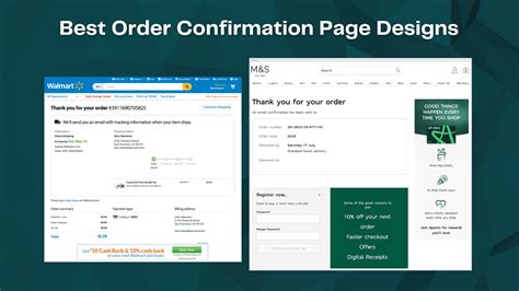 5+ Inspiring Order Confirmation Page Design Examples