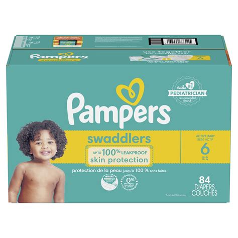 Pampers Swaddlers Active Baby Diapers, Size 6, 84 Ct – Walmart ...