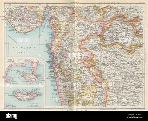 Bombay, Berar, Aden (1893 Stock Photo - Alamy