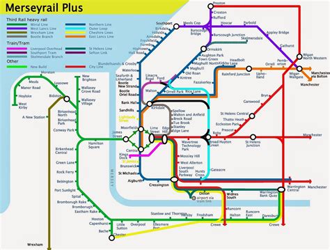 Merseyrail Map