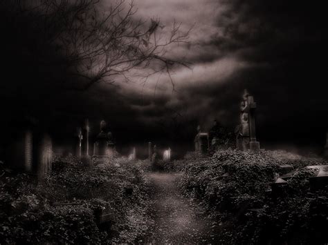 #Dark #Cemetery #Creepy #Gothic #Graveyard #720P #wallpaper # ...