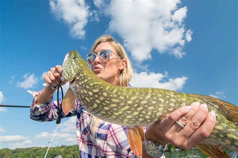 Fishing In Green Lake, Wisconsin