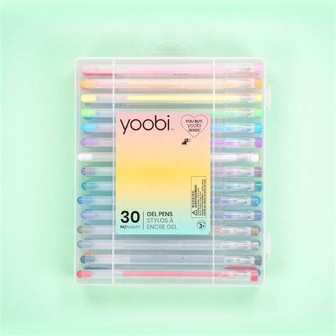 Yoobi™ 30pk Gel Pens Set Multicolor : Target