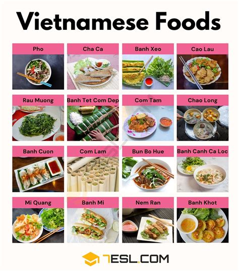 Vietnamese Food Names • 7ESL