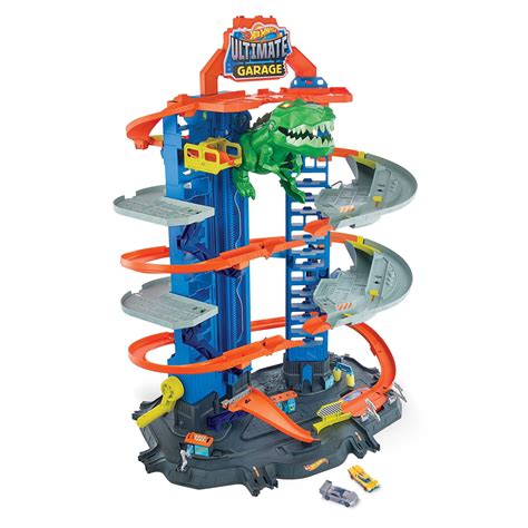 Hot Wheels Track Set And Toy Cars City Ultimate Garage Playset ...