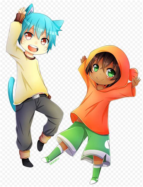 Gumball y Darwin ANIME VER, chibi fan arts png | Klipartz