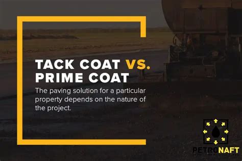 Prime Coat And Tack Coat Difference