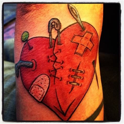 Wounded heart tattoo | Heart tattoo, Tattoos, Tattoo inspiration