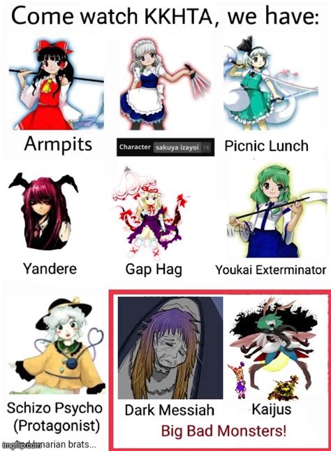 Image tagged in memes,touhou,cast - Imgflip