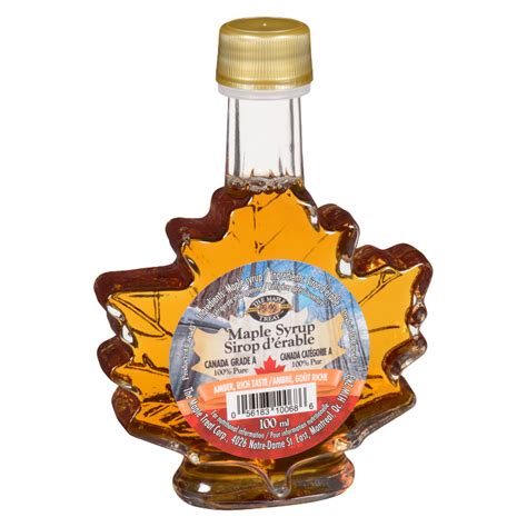 Canadian Pure Maple Syrup – Maple Bottle – 100ml – Exclusive Food Houses