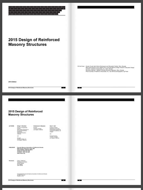 2015 Design of Masonry Structures | PDF