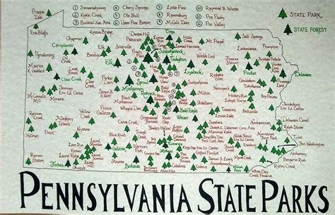 State Park Location Maps