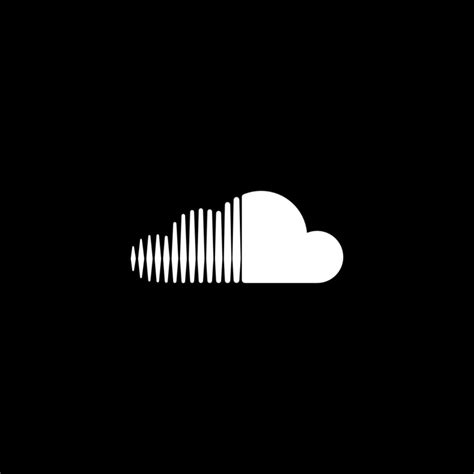 SoundCloud black icon | App icon design, Iphone icon, Black app