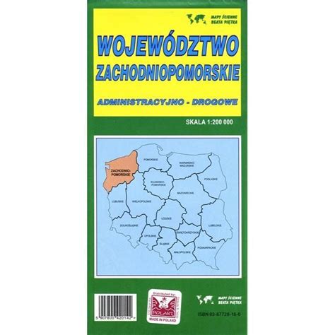 Zachodniopomorskie Map | Map, Roadmap, All names