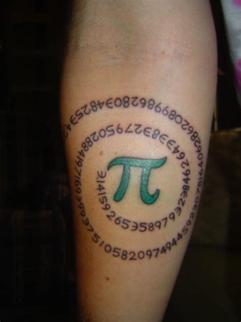 Pi Symbol Tattoo