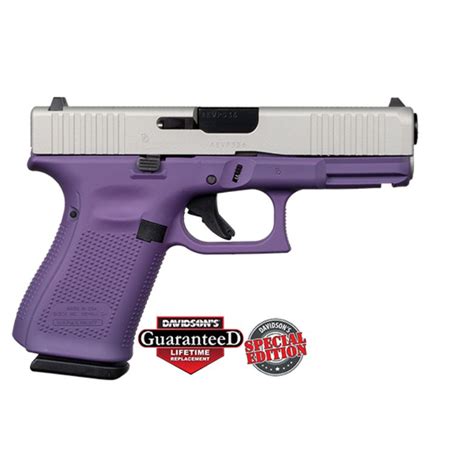 GLOCK 19 GEN5 PURPLE & ALUMINUM 9MM 4.02" 15-RD PISTOL