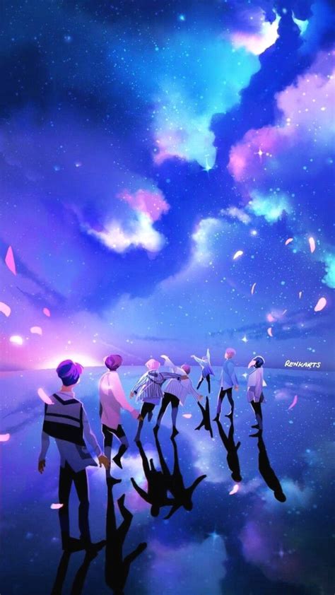 Wallpaper Bts Fanart Screensaver Bts Pinterest Fondo - Army Bts ...