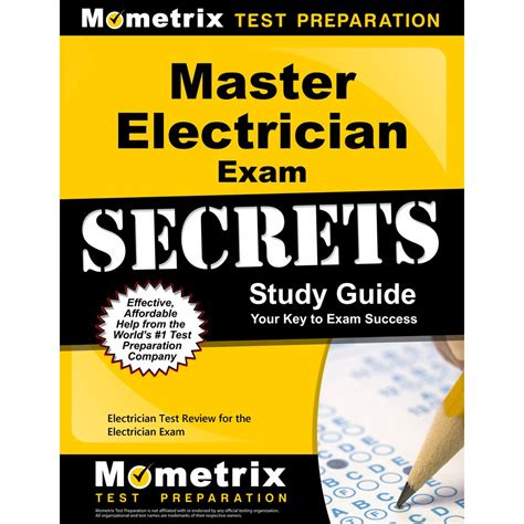 Master Electrician Exam Secrets Study Guide : Electrician Test Review ...