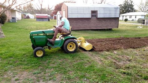 John Deere 110 Garden Tractor Tiller Attachment | Fasci Garden