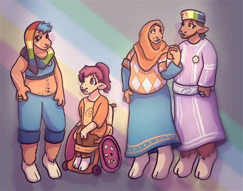 a rainbow family by Mars-Era on DeviantArt