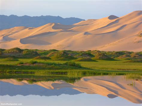 Khongor Sand Dunes in Gobi Desert Mongolia by TheHotFlashPacker ...