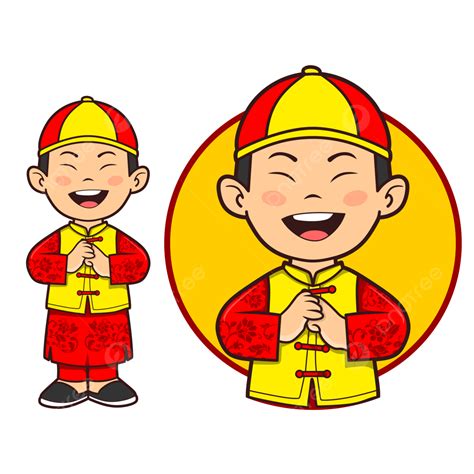 Cartoon Character Illustration Vector PNG Images, Chinese Cartoon ...